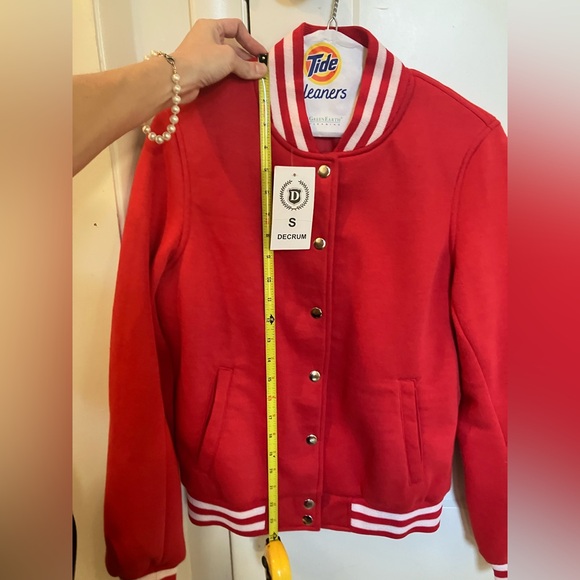 Decrum Letterman/Bomber Jacket Women NWT - Picture 4 of 5